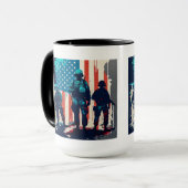 Mug combo des soldats américains, 15 oz (Devant gauche)