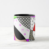 Mug combo design d'art Abstrait (Centre)