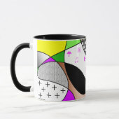 Mug combo design d'art Abstrait (Gauche)