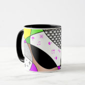 Mug combo design d'art Abstrait (Devant gauche)