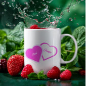 Mug Combo Deux Cœurs en Un