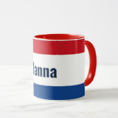 Mug Combo Drapeau Néerlandais personnalisé (Devant droit)