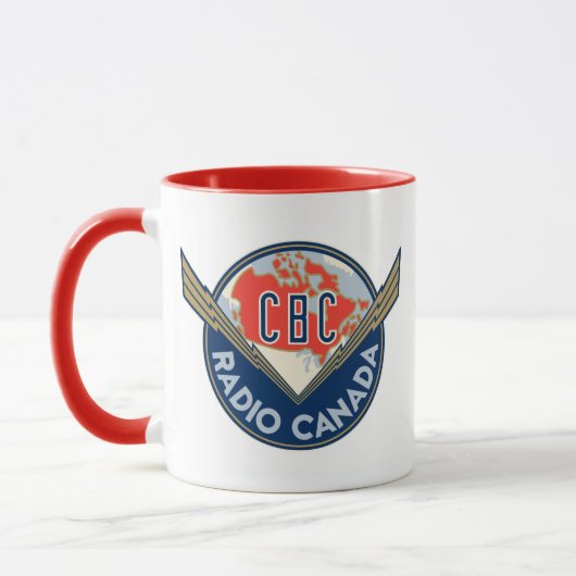 Mug Combo du logo de la CBC 1940 (Gauche)