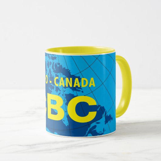 Mug Combo du logo de la CBC 1958 (Devant droit)