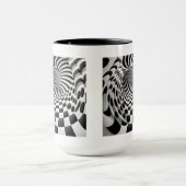 Mug combo du tunnel Op Art, 15 oz (Centre)