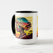 Mug Combo Femme Africaine, 15 oz (Devant gauche)