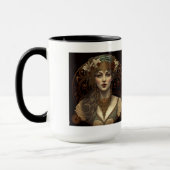 Mug Combo Femme Art Nouveau, 15 oz (Gauche)