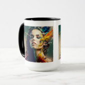 Mug Combo Femme Dissoudre, 15 oz (Devant gauche)