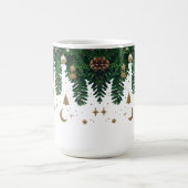 Mug Combo Feuillage d'Hiver Doré - Vert Premium (Centre)