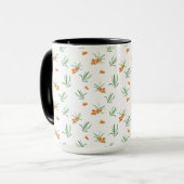 Mug Combo floral de printemps Motif de fleurs (Devant gauche)