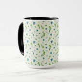 Mug Combo floral de printemps Motif de fleurs (Devant gauche)