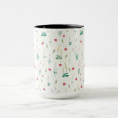 Mug Combo floral de printemps Motif de fleurs (Centre)