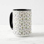 Mug Combo floral de printemps Motif de fleurs (Devant gauche)