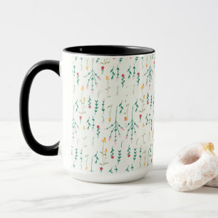 Mug Combo floral de printemps Motif de fleurs