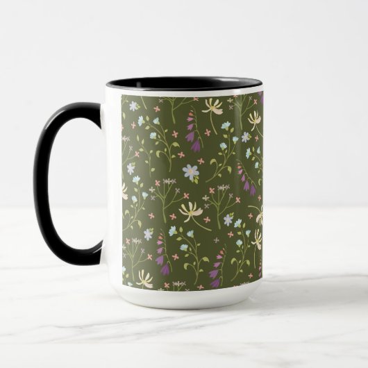 Mug Combo floral de printemps Motif de fleurs (Gauche)