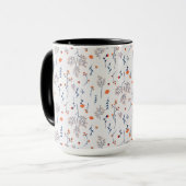 Mug Combo floral de printemps Motif de fleurs (Devant gauche)