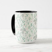 Mug Combo floral de printemps Motif de fleurs (Devant gauche)