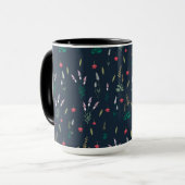 Mug Combo floral de printemps Motif de fleurs (Devant gauche)