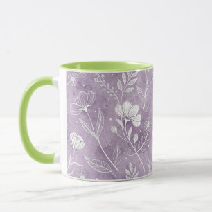 Mug Combo Floral Rêveur avec Base Douce