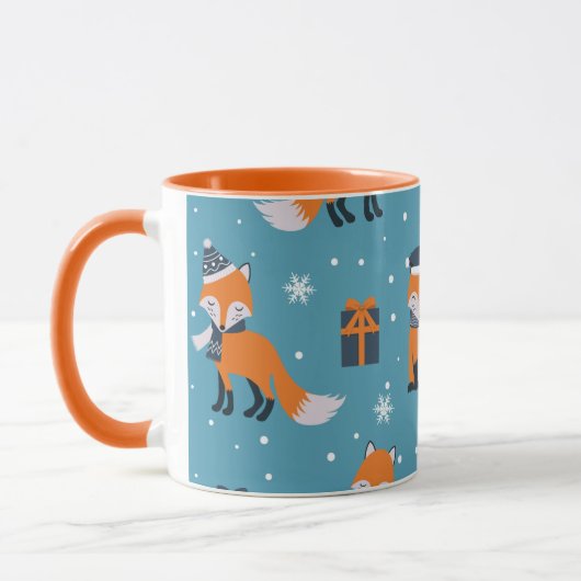 Mug Combo Fox de Noël, 325 ml (Gauche)