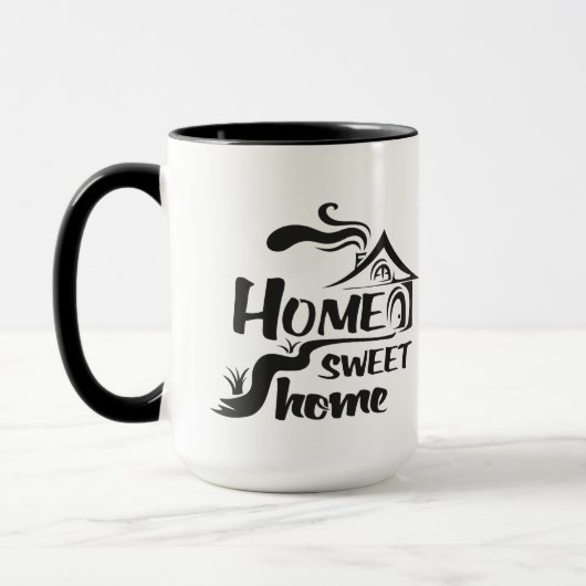 Mug combo Home sweet home joli (Gauche)
