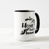 Mug combo Home sweet home joli (Devant droit)