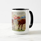 Mug combo Humour d'orignal, 15 oz (Devant droit)