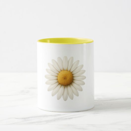 Mug Combo Jaune - Fleur de Marguerite (Centre)