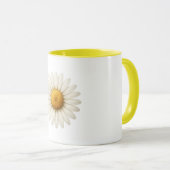Mug Combo Jaune - Fleur de Marguerite (Devant droit)