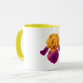 Mug Combo Jaune - Fleur d'Iris (Devant gauche)
