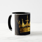 Mug Combo Logo Couronne Royale (Devant gauche)