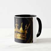 Mug Combo Logo Couronne Royale (Devant droit)