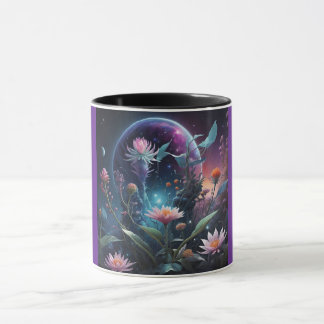 Mug Combo Mug, 11oz (Twilight Flower-3)