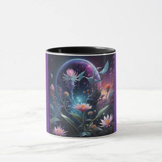 Mug Combo Mug, 11oz (Twilight Flower-3) (Centre)