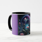 Mug Combo Mug, 11oz (Twilight Flower-3) (Devant gauche)