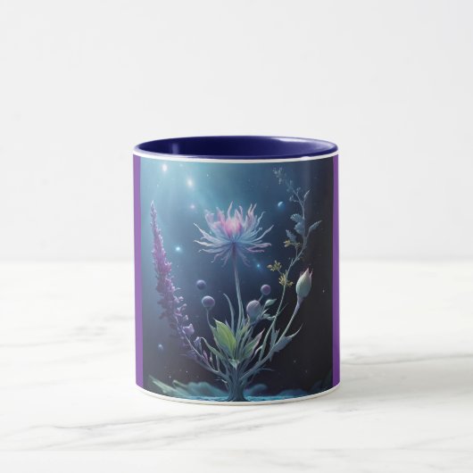 Mug Combo Mug, 11oz (Twilight Flower-5) (Centre)