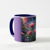 Mug Combo Mug, 11oz (Twilight Flower-6) (Devant gauche)