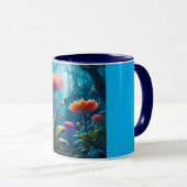 Mug Combo Mug, 11oz (Twilight Flower-7) (Devant droit)