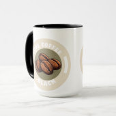 Mug Combo Mug, 15 oz, Love Coffee Black (Devant gauche)