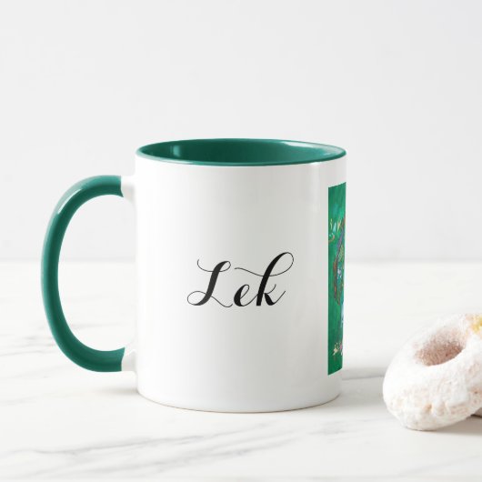Mug Combo mugg "Mugg Lek ha roligt" (Avec donut)
