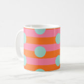Mug Combo Musique rouge orange rose (Devant gauche)