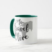 Mug combo noir 11 oz (Devant gauche)