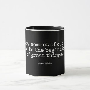 Mug combo noir 11 oz Citations Pilates 3