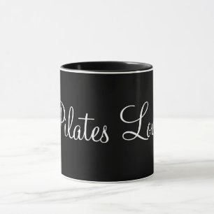 Mug combo noir 11 oz Pilates Lover 4