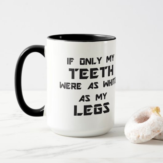 Mug combo noir 15 oz (Avec donut)