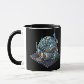 Mug Combo Noir Laboratoire de Recherche Sci-Fi
