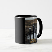 Mug combo noir Mud Diver 2 faces (Devant droit)