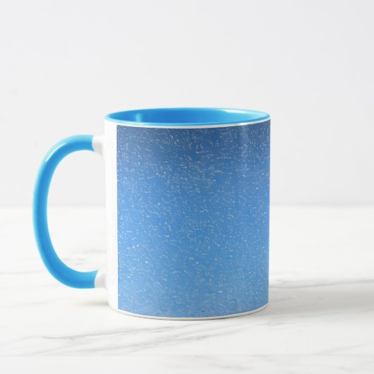 Mug Combo Parties scintillant bleue moderne (Gauche)