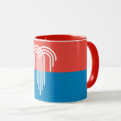 Mug combo patriotique avec drapeau de Kansas City (Devant droit)