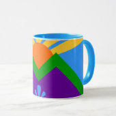 Mug combo patriotique avec drapeau de Manitou Spri (Devant droit)